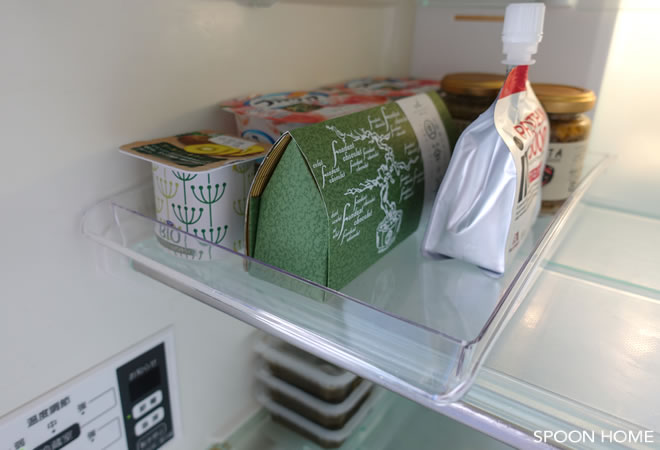 ダイソーの冷蔵庫クリアトレーのブログ画像