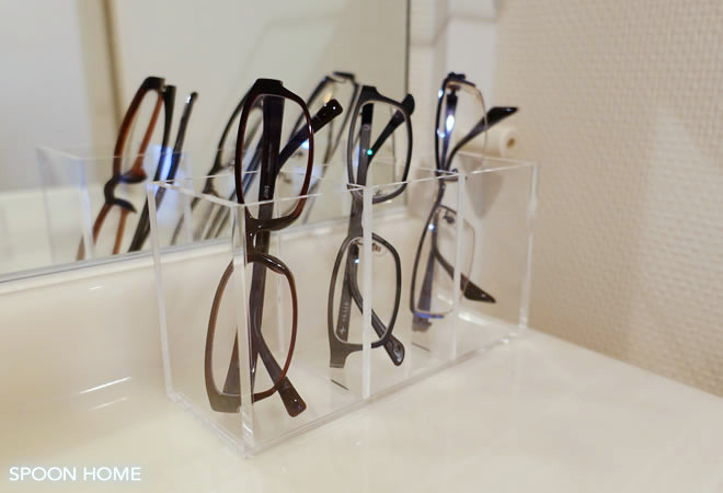 メガネのおしゃれな収納方法のブログ画像