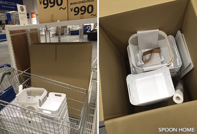 食器もOK。IKEAの「手ぶらdeボックス」配送サービスが安くて便利！