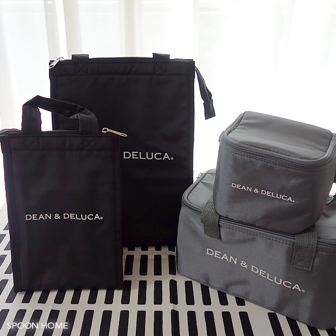 雑誌付録DEAN&DELUCA保冷バッグと店舗で購入できる保冷バッグの画像