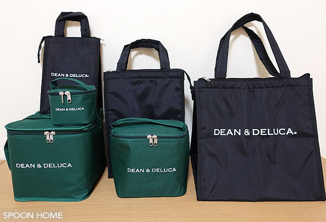 雑誌付録DEAN&DELUCA保冷バッグと店舗で購入できる保冷バッグの画像