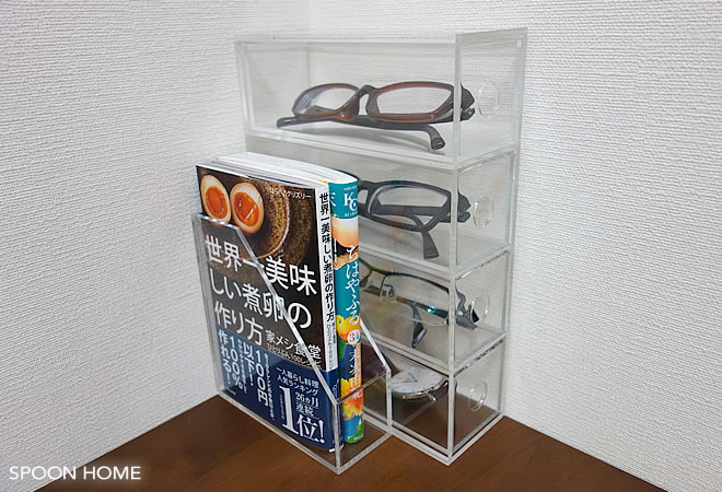 無印良品のアクリルレタースタンドのブログ画像