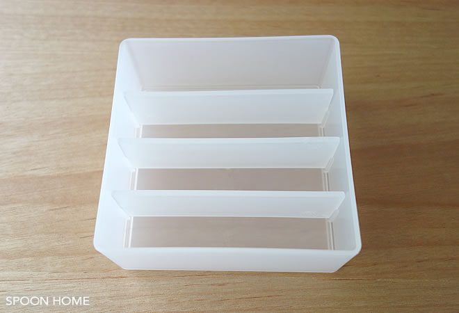 無印良品のPPデスク内整理トレーのブログ画像