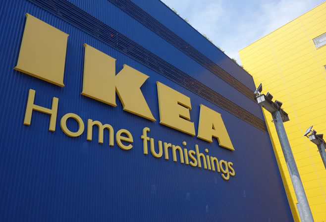 IKEA外観のブログ画像