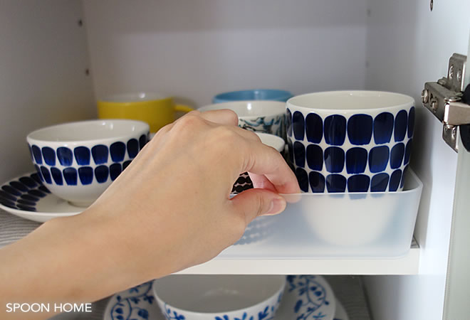 マグカップのおしゃれな収納方法のブログ画像