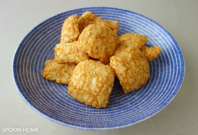 無印良品のおつまみお菓子「無選別 しょうゆ揚げせん」のブログ画像