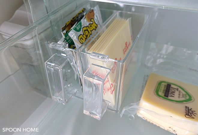 冷蔵庫の100均・整理収納グッズのブログ画像