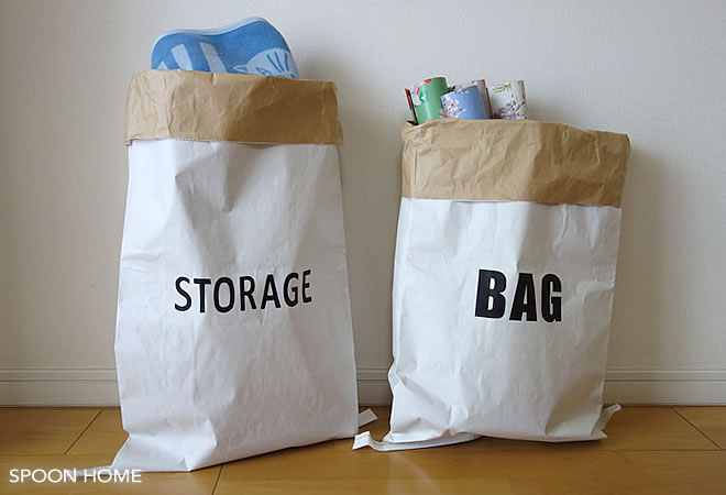 キャンドゥの人気商品「ペーパーストレージバッグ」のブログ画像