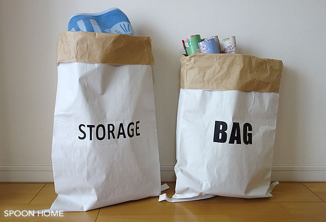 キャンドゥの人気商品「ペーパーストレージバッグ」のブログ画像