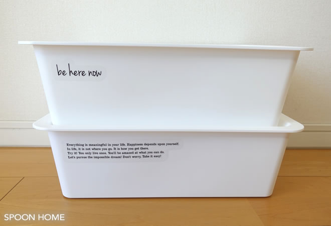 100均キャンドゥとLOVEHOMEのコラボ・ラベルステッカーのブログ画像