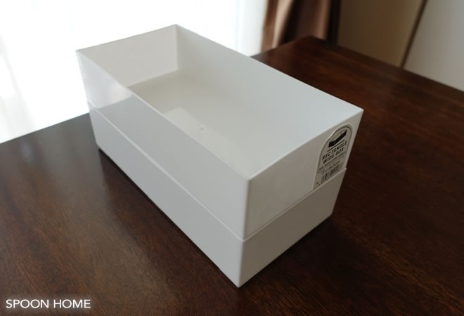 セリアのカードケースの収納ブログ画像