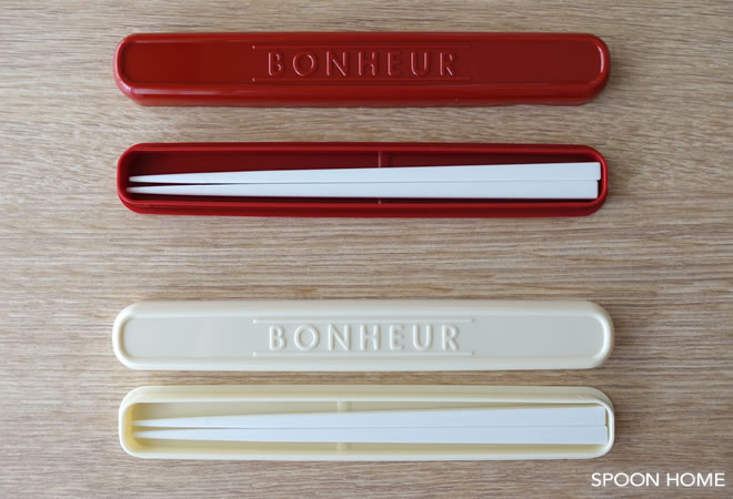 セリアの新商品「ボヌール はしケースセット」のブログ画像