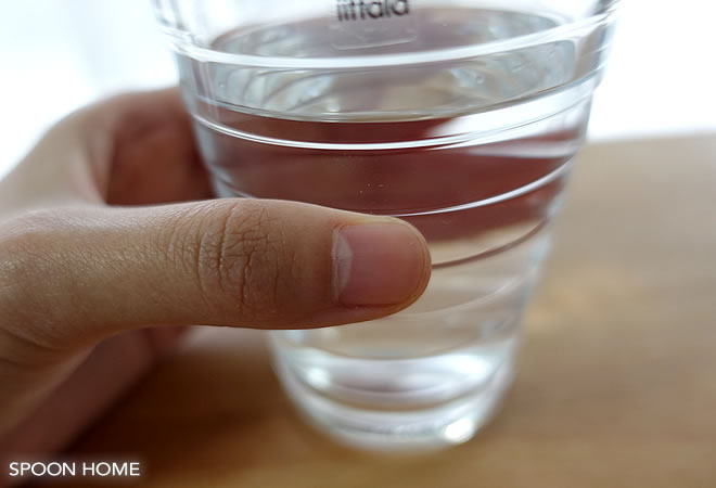 おしゃれなお水グラスのブログ画像