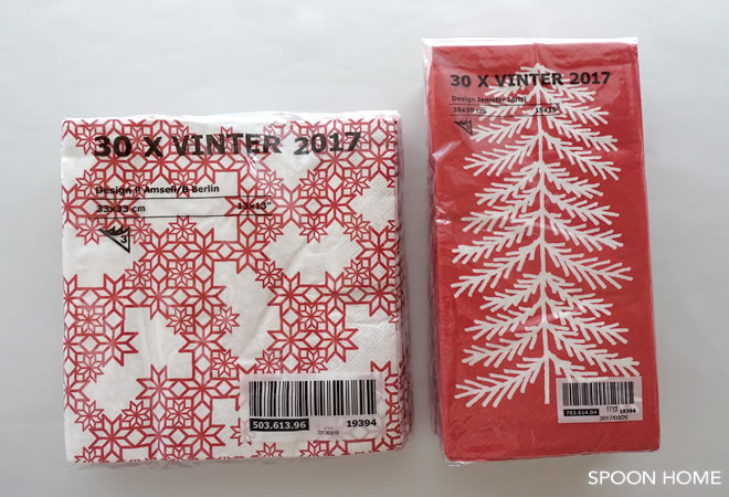 IKEAクリスマスデコレーション・ラッピング商品のブログ画像