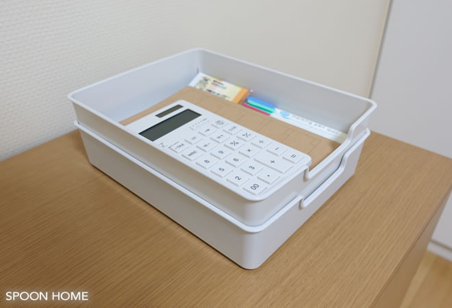 100均セリアのストレージボックスの収納ブログ画像
