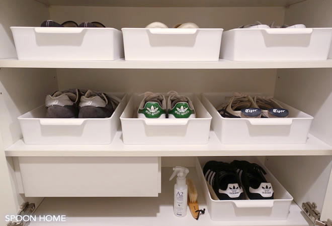 靴の収納方法とアイデアのブログ画像
