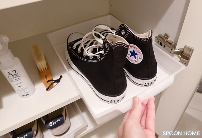 靴の収納方法とアイデアのブログ画像