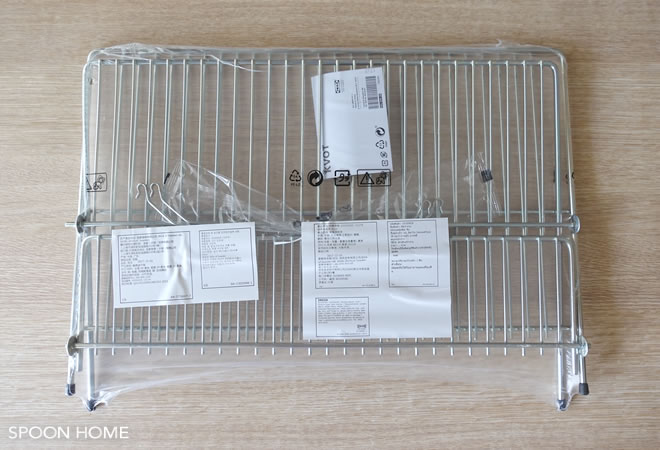 IKEAのKVOT水切りラックのブログ画像