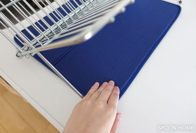 IKEAのKVOT水切りラックのブログ画像