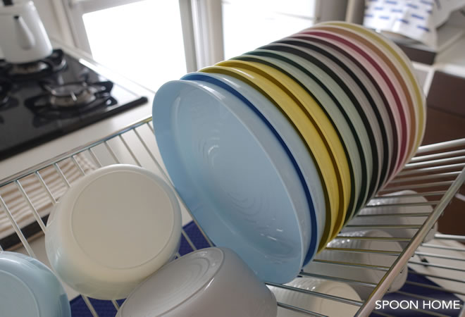 IKEAのKVOT水切りラックのブログ画像