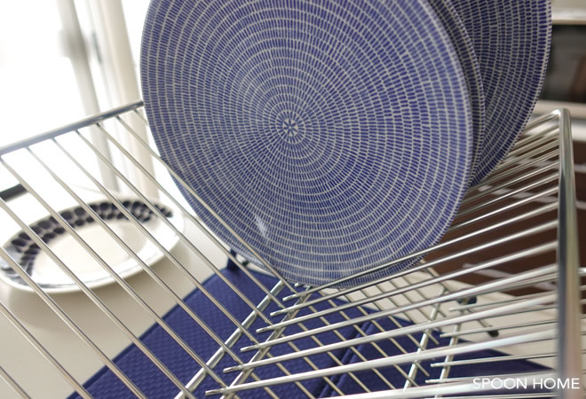 IKEAのKVOT水切りラックのブログ画像