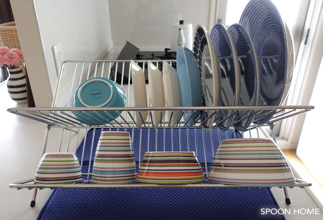 IKEAのKVOT水切りラックのブログ画像