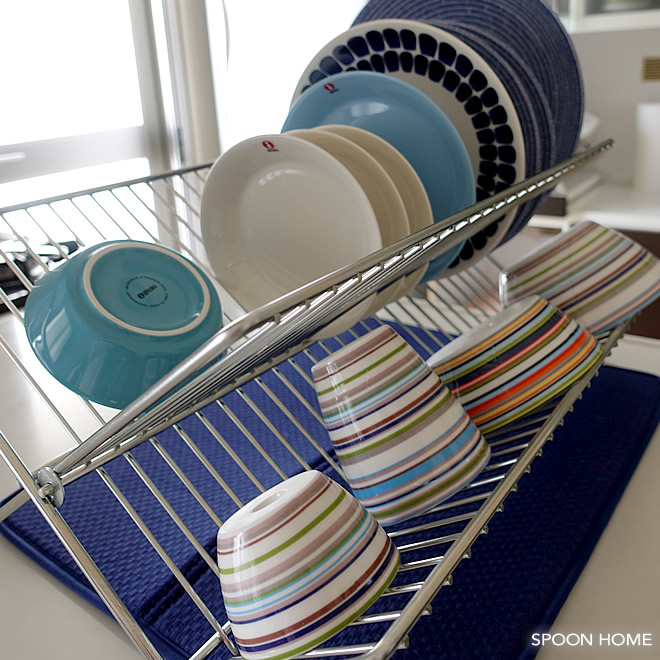IKEAのKVOT水切りラックのブログ画像