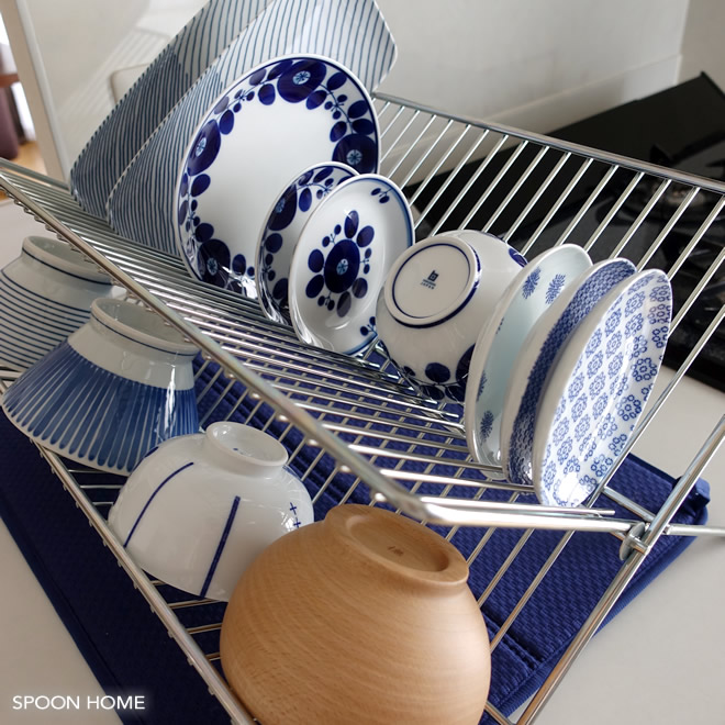 IKEAのKVOT水切りラックのブログ画像
