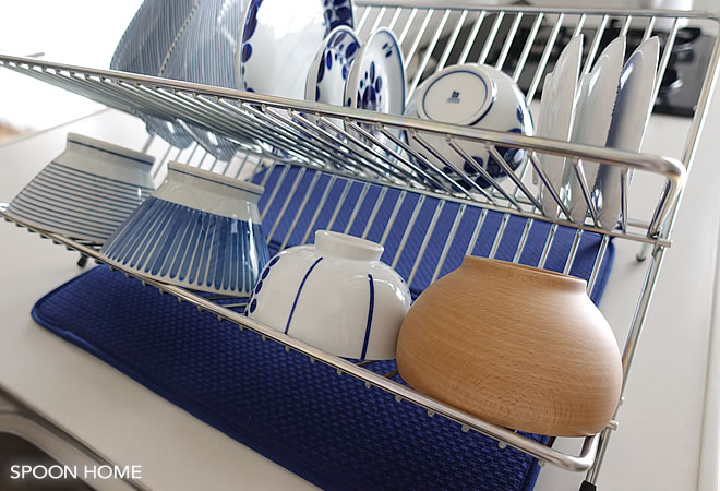IKEAのKVOT水切りラックのブログ画像