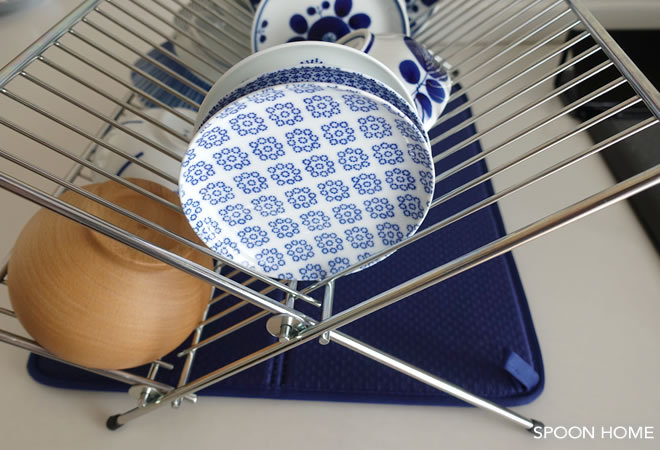 IKEAのKVOT水切りラックのブログ画像