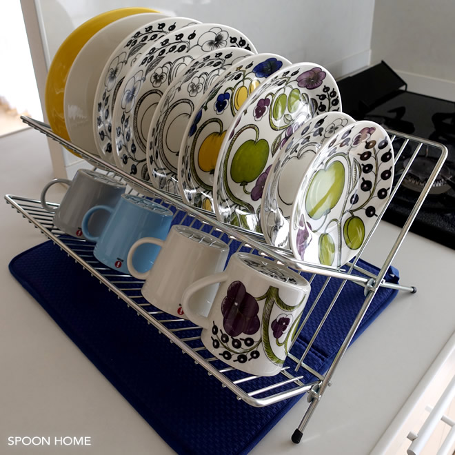 IKEAのKVOT水切りラックのブログ画像