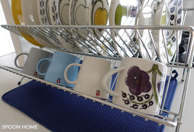 IKEAのKVOT水切りラックのブログ画像