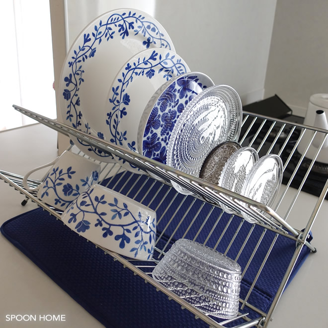IKEAのKVOT水切りラックのブログ画像