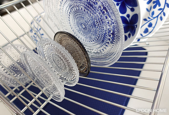 IKEAのKVOT水切りラックのブログ画像