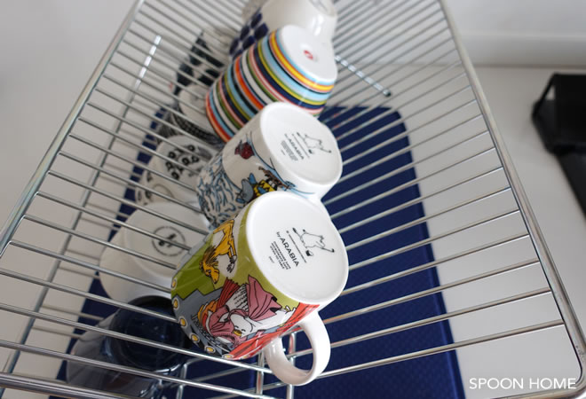 IKEAのKVOT水切りラックのブログ画像