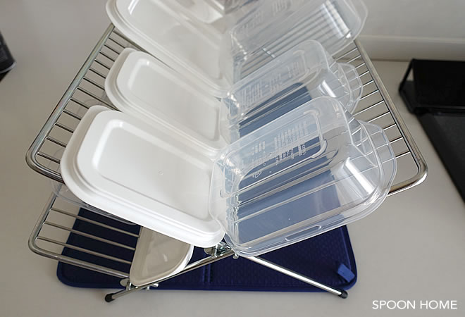 IKEAのKVOT水切りラックのブログ画像