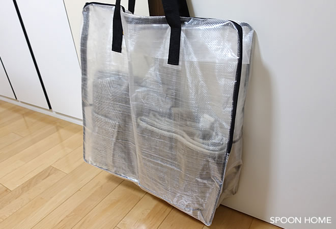IKEAのおしゃれな商品・購入品「DIMPA収納バッグ」のブログ画像