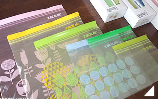 IKEA・ISTADプラスチック袋の収納グッズの画像