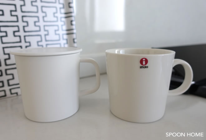 無印良品の新商品「ポリプロピレンふた付きマグカップ」のブログ画像