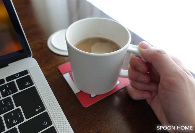無印良品の新商品「ポリプロピレンふた付きマグカップ」のブログ画像