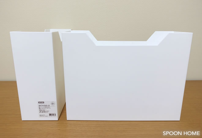 ニトリのファイルケースの収納ブログ画像