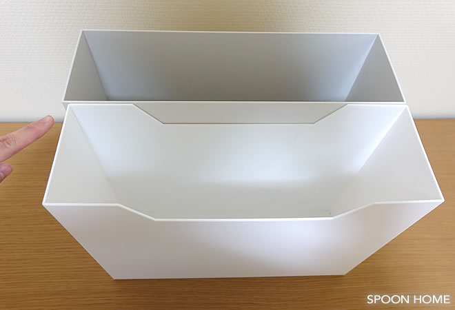 ニトリのファイルケースの収納ブログ画像