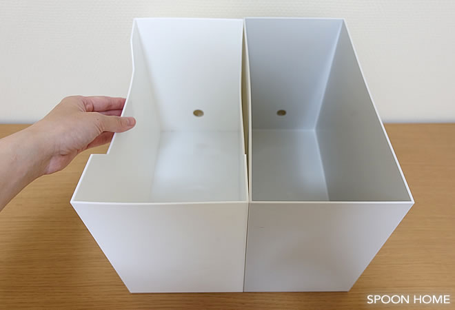ニトリのファイルケースの収納ブログ画像
