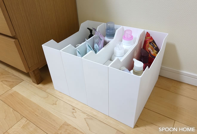 ニトリのファイルケースの収納ブログ画像