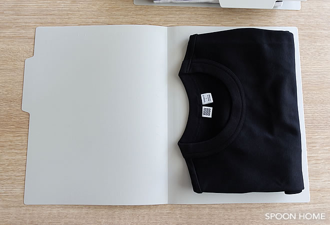 Tシャツの収納方法とアイデアのブログ画像