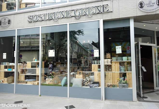 ソストレーネグレーネ表参道店の外観のブログ画像