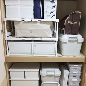 布団や押入れ収納におすすめ ニトリの整理棚 ラックの収納アイデアをブログでレポート