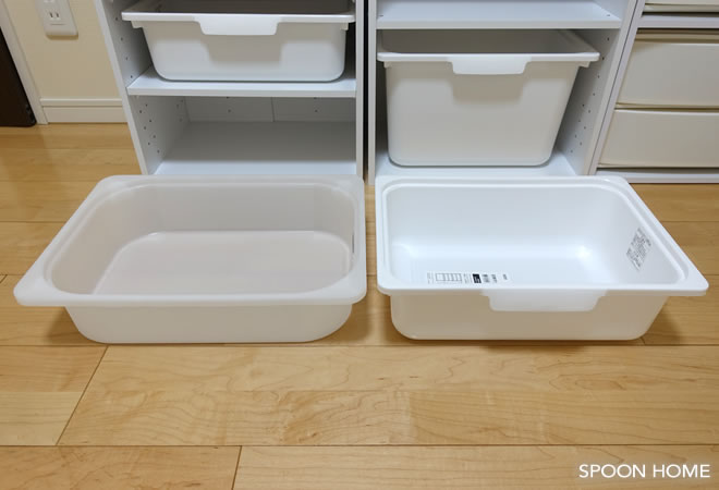 ニトリのIKEAトロファスト風ボックスの収納アイデア・ブログ画像