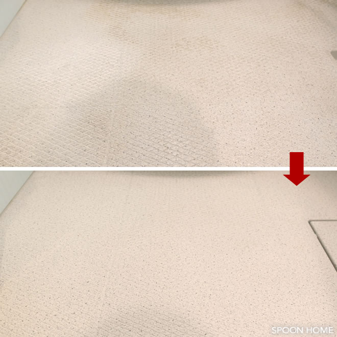 木村石鹸の「風呂床の洗浄剤」で掃除をしたブログ画像