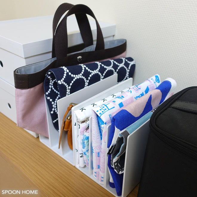無印良品・スチロール仕切スタンドの収納アイデア。再販商品をブログレポート！【ホワイトグレー】